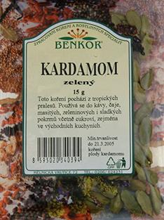 Koření Benkor - Kardamon zelený 15g
