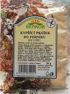 Koření Benkor - Kypřící prášek do perníku 20g