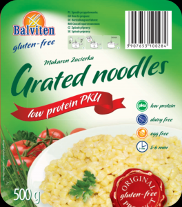 Těstoviny Balviten PKU - drobení do polévky 500g