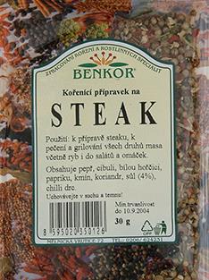 Koření Benkor - Steak 30g