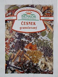 Koření Benkor - Česnek sušený granulovaný 25g