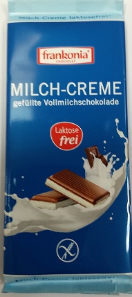 Bez laktózy - Čokoláda s krém.náplní 100g (FR)