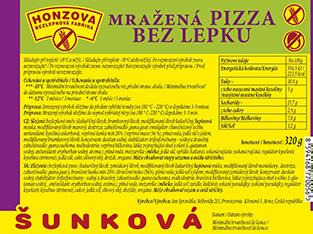 Pizza (H) ŠUNKOVÁ 320g - bez lepku, mražená