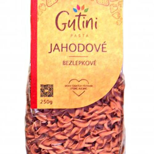 Těstoviny Gutini BZLP - jahodové 250g