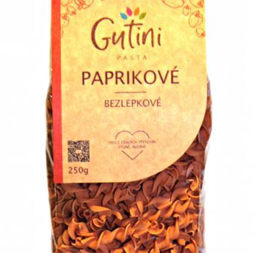 Těstoviny Gutini BZLP - paprikové 250g