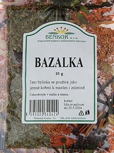 Koření Benkor - Bazalka 10g
