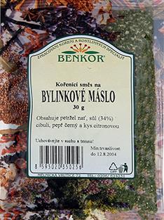 Koření Benkor - Bylinkové máslo 30g