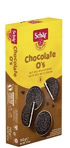 Chocolate O´s - kakao sušenky s ml.náplní 165g 