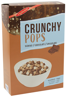 Crunchy Pops čokoládový 250g PKU 