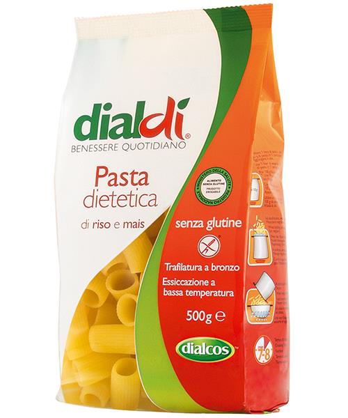 Těstoviny Dialdi BZLP - rigatoni 500g