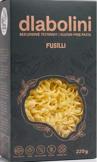 Těstoviny Dlabolini - Fusilli 220g