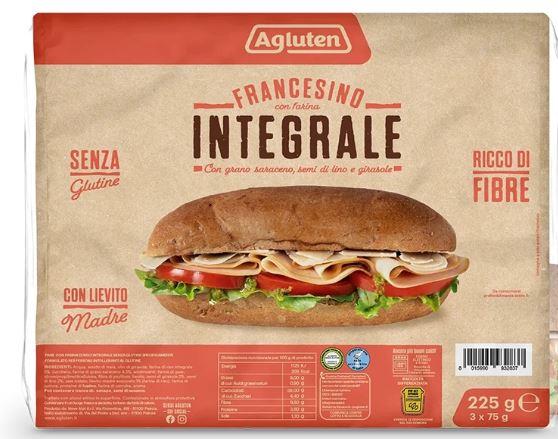 FRANCENSINO celozrnné bagety 3x75g - bez lepku