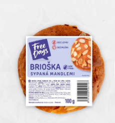 Free Days - Brioška sypaná mandlemi 100g 