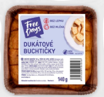Free Days - Dukátové buchtičky 140g