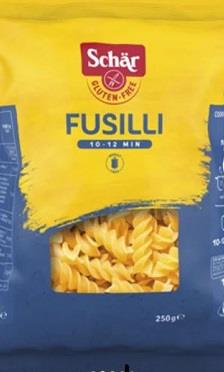 Těstoviny Schär BZLP - fusilli 250g