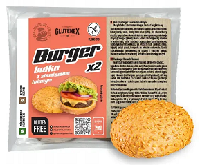 Hamburger housky 2x70g - bez lepku (GL)
