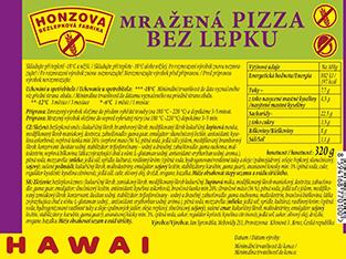 Pizza (H) HAWAI 320g - bez lepku, mražená