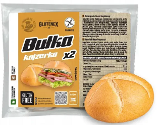Kajzerky světlé 120g (2ks) - bez lepku