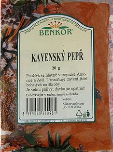 Koření Benkor - Kayenský pepř 20g