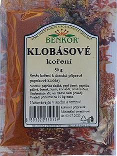 Koření Benkor - Klobásové koření 50g