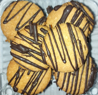 Sušenky Kokosové s čokol.dekorací 140g SK