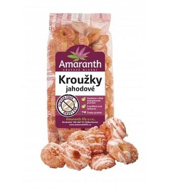 AMR Kroužky jahodové 90g