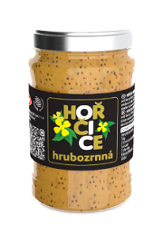 LAB - Hořčice Hrubozrnná 250g sklo
