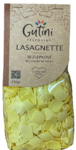 Těstoviny Gutini BZLP - lasagnette 250g