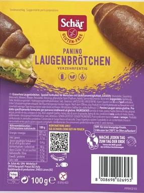 S - Laugenbrotchen 2x50g - bez lepku