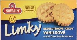 Limky vanilkové sušenky plněné 150g - bez lepku