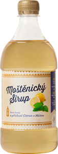 Moštěnický sirup Citron a máta 0,7 L