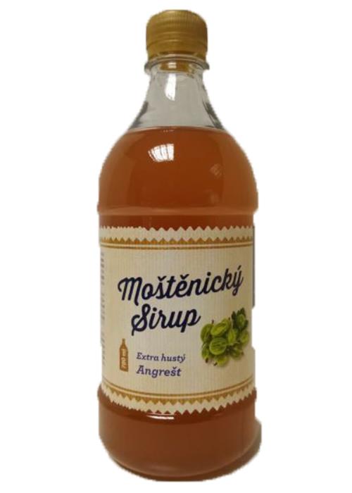 Moštěnický sirup Angrešt 0,7 L