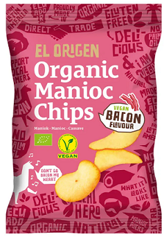 Maniokové chipsy slaninové 60g El Origen