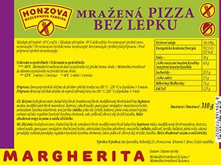 Pizza (H) MARGARITA 310g - bez lepku, mražená