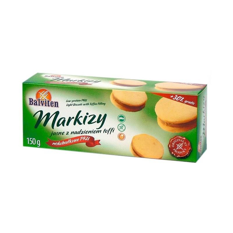 Markizy PKU s Toffie karamel náplní 150g (BV)