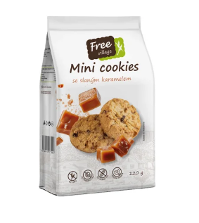 PER - Mini Cookies se slaným karamelem 120g