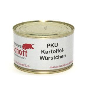 PKU Klobásky Schott (6 ks)  v konzervě 
