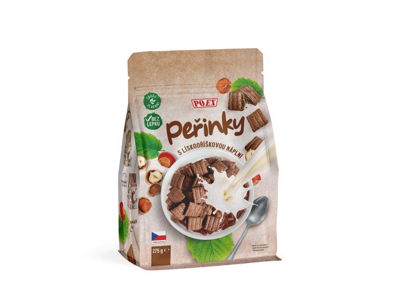 Peřinky s náplní lískooříškovou 275g - bez lepku