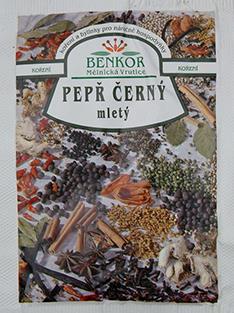 Koření Benkor - Pepř černý mletý 20g