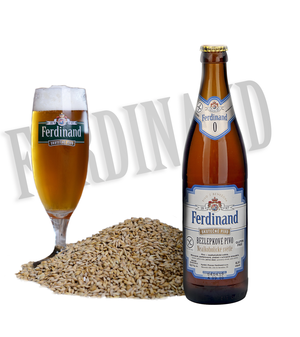 Pivo Ferdinand NEALKO 0,5l - bez lepku