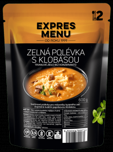 ExMenu Polévka Zelná s klobásou 600g