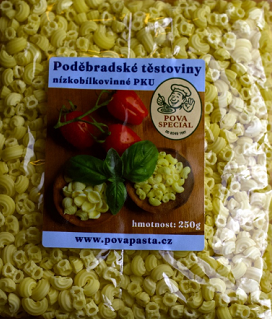 Těstoviny  PKU - kolínka 250g