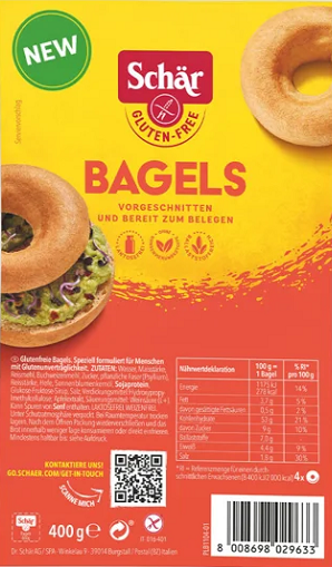 S - Bagels 400g - bez lepku