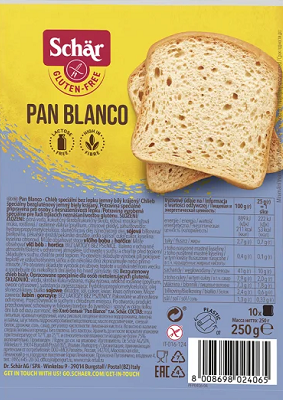 S - Pan Blanco NEW 250g 