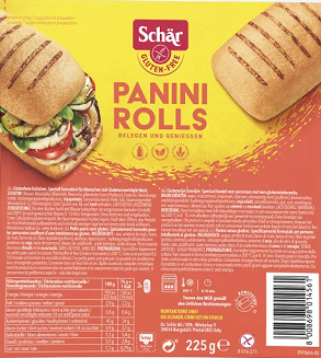 S - Panini Rolls 225g - bez lepku