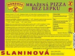 Pizza (H) SLANINOVÁ 320g - bez lepku, mražená