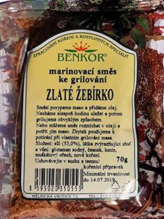 Koření Benkor - Zlaté žebírko 70g