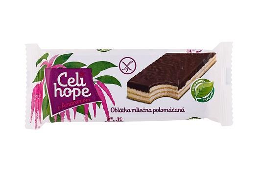 Celi hope Oplatka Mléčná polomáčená 35g