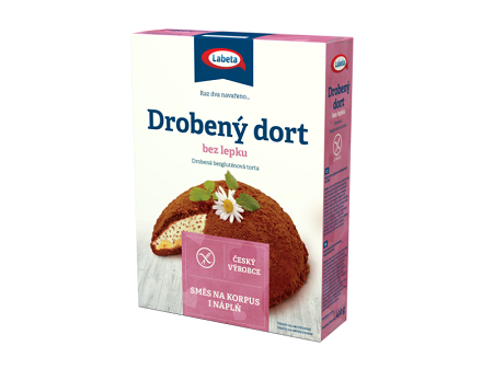 LAB - Směs na Drobený dort 410g - bez lepku