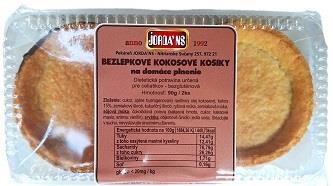 Kokosové košíčky na domácí plnění 90g (2ks) 